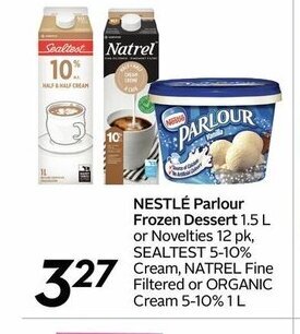 Sobeys Nestlé Parlour Frozen Dessert offer