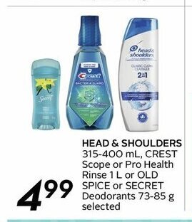 Sobeys Head & Shoulders offer