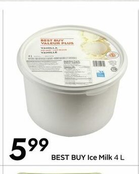 Sobeys Best Buy Ice Milk offer