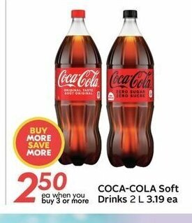 Sobeys Coca-Cola Soft Drinks offer