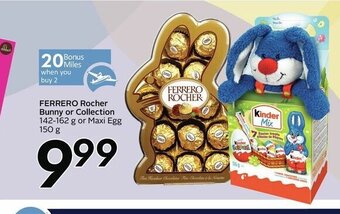 Sobeys Ferrero rocher Bunny or Collection offer