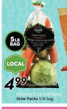 Sobeys Stew Packs offer