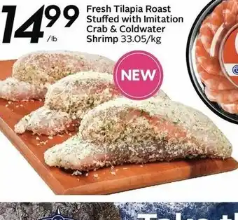 Sobeys Fresh Tilapia roast offer