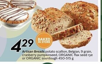Sobeys Artisan Breads offer