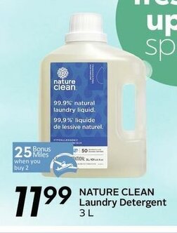 Sobeys Nature Clean Laundry Detergent offer