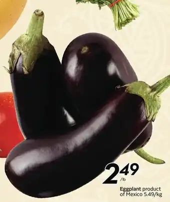 Sobeys Eggplant offer