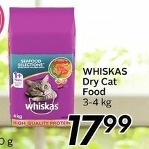 Sobeys WHISKAS dry cat food offer