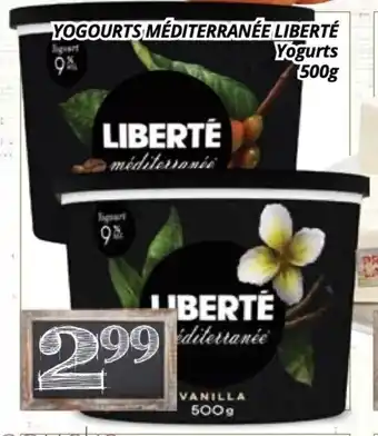 Supermarché PA Yogourts Méditerranée Liberté offer