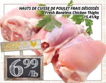 Supermarché PA Hauts de cuisse de poulet frais désossés offer