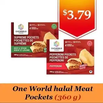 One world halal meat pockets