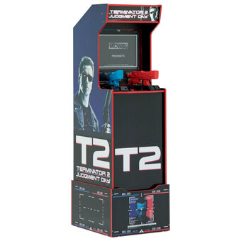 Best Buy Arcade1Up Terminator 2: Judgment Day Arcade Machine with 2 Rifles offer