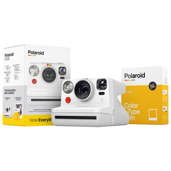 Best Buy Polaroid Now Instant Camera Everything Box - White offer
