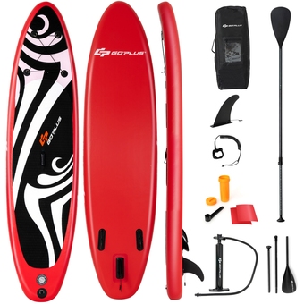 Best Buy Goplus 11' Inflatable Stand Up Paddle Board Surfboard W/Pump Aluminum Paddle offer