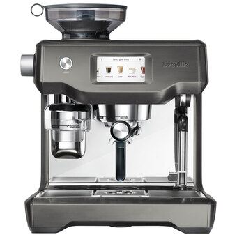 Best Buy Breville Oracle Touch Automatic Espresso Machine with Frother & Coffee Grinder -Black Stainless Steel offer
