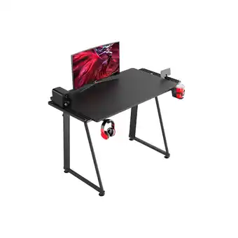 Best Buy Ergonomic PC Gaming Desk Computer Work, Computer, PC Desk with Extension Stand for Home Office,Simple Writing Desk-Black offer