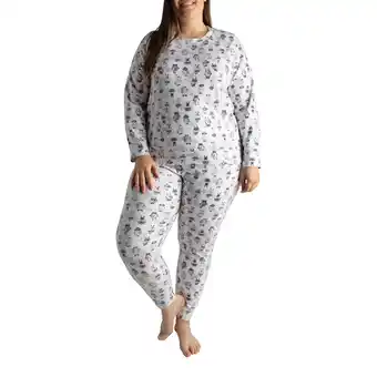 Giant Tiger Carisma Women's Plus Soft Micro Polar Printed Long Sleeve Crew Neck PJ Set, 2 Pieces offer