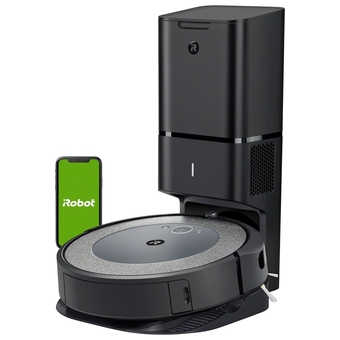 Best Buy iRobot Roomba i3+ EVO Wi-Fi Connected Self-Empty Robot Vacuum - Woven Neutral (3550) offer