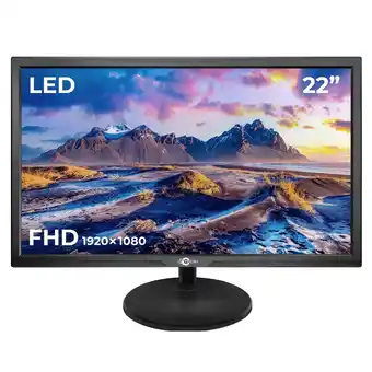 Best Buy Tecnii 22" Inch Monitor LED Backlit Desktop PC Flat Widescreen - Full HD (1920 x 1080) - HDMI - VGA - Best for Home and Offic offer