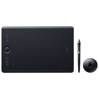 Best Buy Wacom Intuos Pro 8.5" x 5.5" Creative Tablet with Stylus - Medium - Black offer