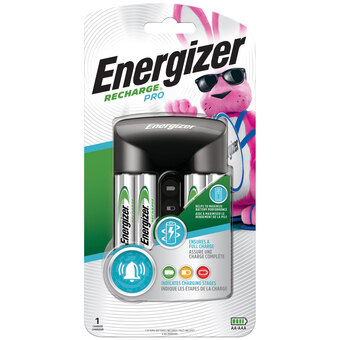 Best Buy Energizer Pro Charger With 4 "AA" Rechargeable Batteries (CHPROWB4) offer