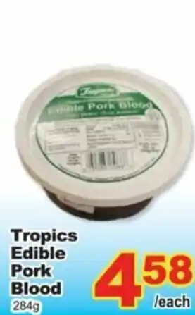 T&T Supermarket Tropics edible pork blood offer