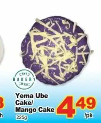 T&T Supermarket Yema ube cake/ Mango cake offer