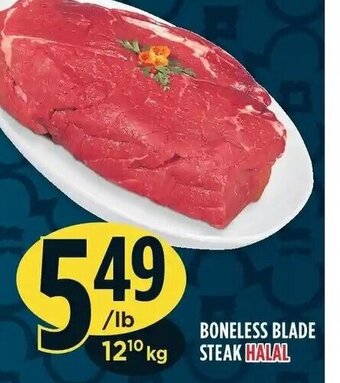 Marché Adonis Boneless blade steak offer