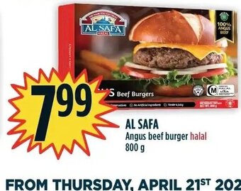 Marché Adonis Al safa Angus beef burger offer