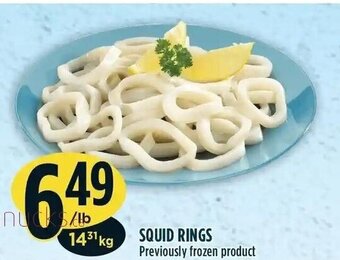 Marché Adonis Squid rings offer