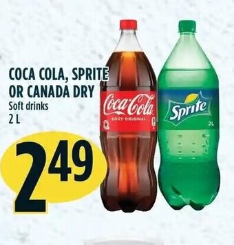 Marché Adonis Coca cola, sprite or canada dry offer