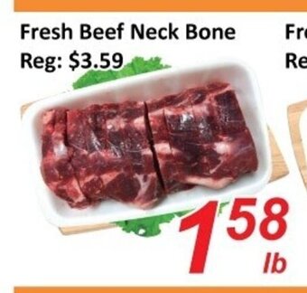 Fresh Win Foodmart Fresh Beef Neck Bone offer
