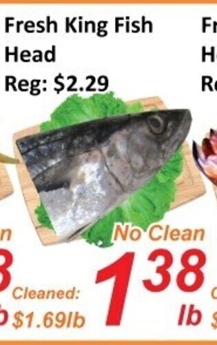 Fresh Win Foodmart Fresh King Fish Head offer