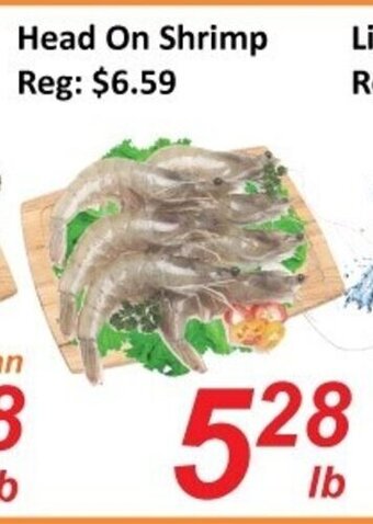 Fresh Win Foodmart Head On Shrimp offer