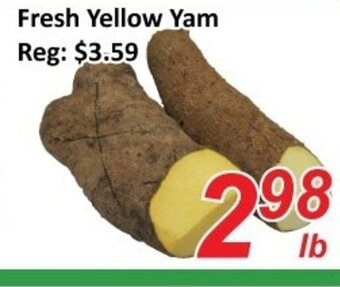Fresh Win Foodmart Fresh Yellow Yam offer