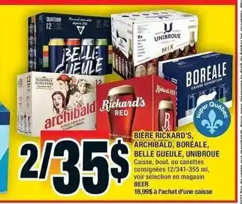Super C Bière Rickard's offer