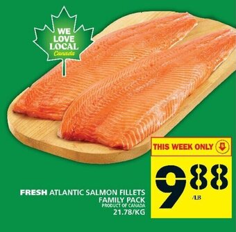 Food Basics Fresh Atlantic Salmon Fillets offer