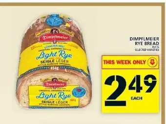 Food Basics Dimpflmeier Rye Bread offer