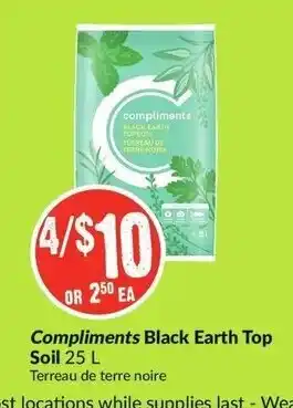 FreshCo Compliments Black Earth Top Soil offer