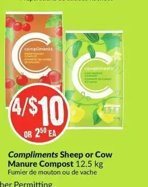 FreshCo Compliments Sheep or Cow Manure Compost offer