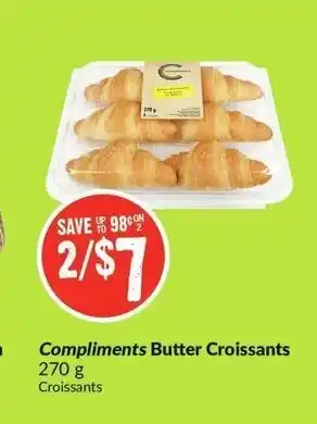 FreshCo Compliments Butter Croissants offer