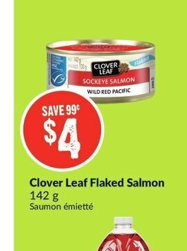 FreshCo Clover Leaf Flaked Salmon offer