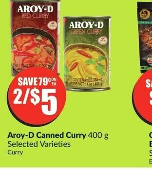 FreshCo Aroy-D Canned Curry offer