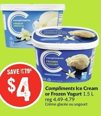 FreshCo Compliments Ice Cream offer