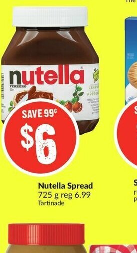 FreshCo Nutella Spread offer