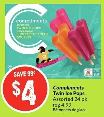 FreshCo Compliments Twin Ice Pops offer