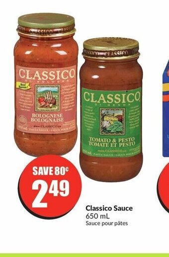 FreshCo Classico sauce offer
