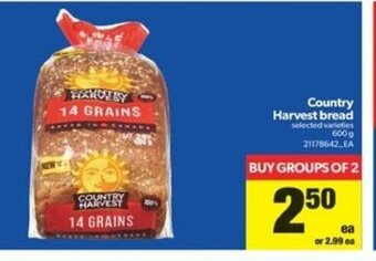 Real Canadian Superstore Country Harvest Bread offer