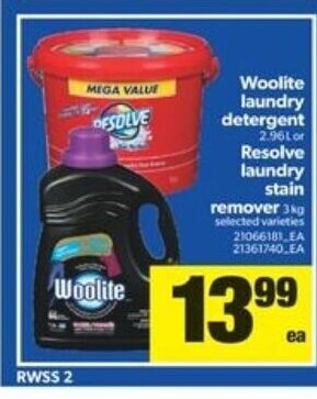 Real Canadian Superstore Woolite Laundry Detergent offer