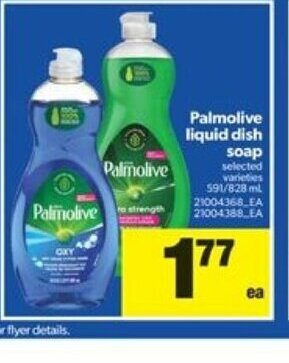 Real Canadian Superstore Palmolive Liquid Dish Soap offer
