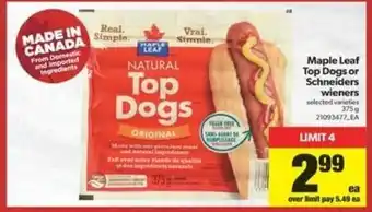 Real Canadian Superstore Maple Leaf offer